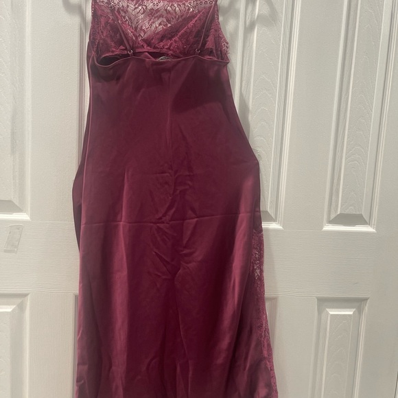 Victoria's Secret Red Satin Chemise with Lace Detail - Picture 2 of 9